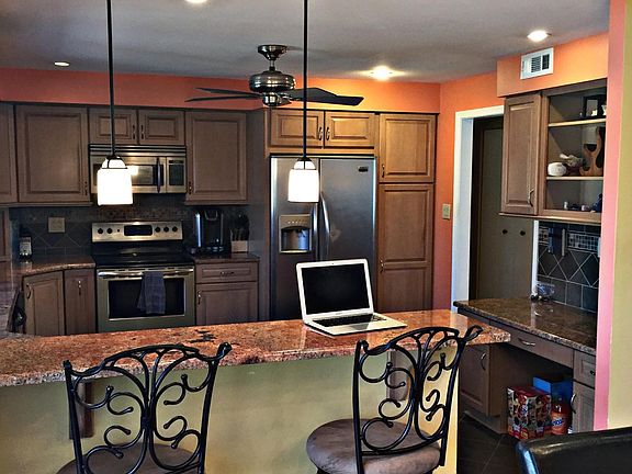 Kitchen view from dining room