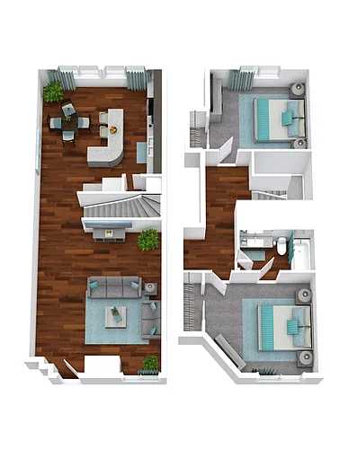Floor plan HC2x1