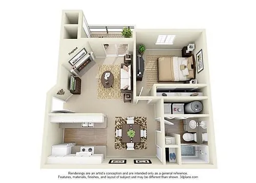 Floor plan 1X1MP