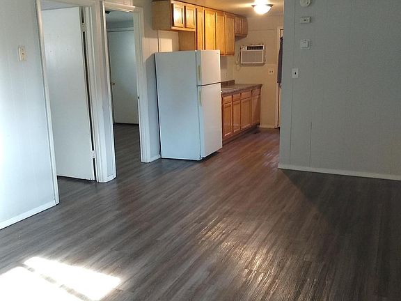 Open concept to living and dining area