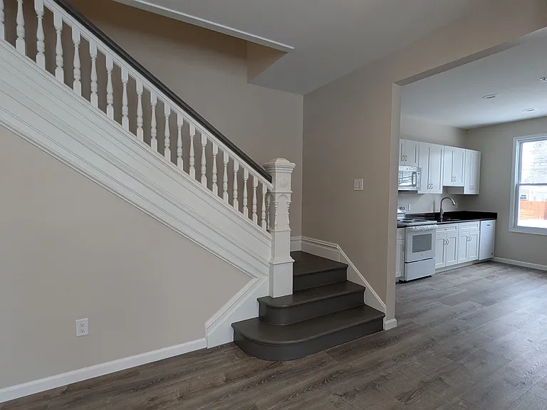 extra high ceilings and a historic staircase