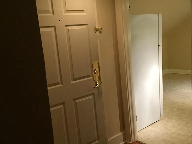 Apt C Entry Door with handle lock and dead bolt