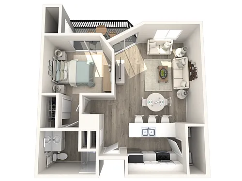 Floor plan 1Bedroom