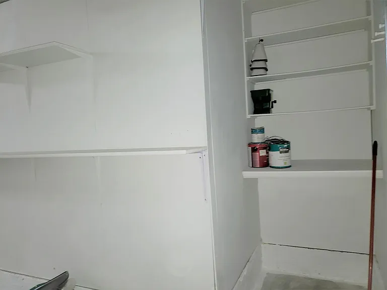 Extra garage storage.