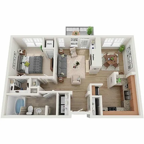 Floor plan Ashbury