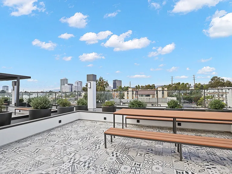 Rooftop Views of City