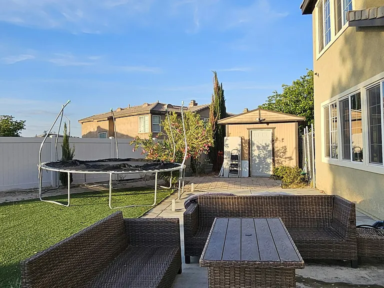 Backyard patio