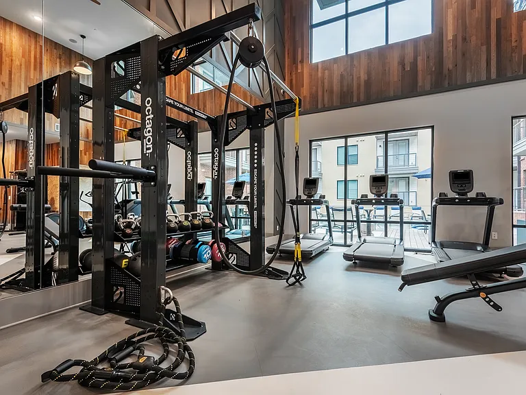 Gym With A Variety Of Equipment