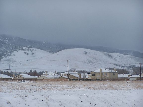 Mountain views in snow