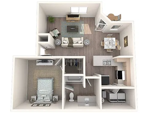 Floor plan 1 Bedroom