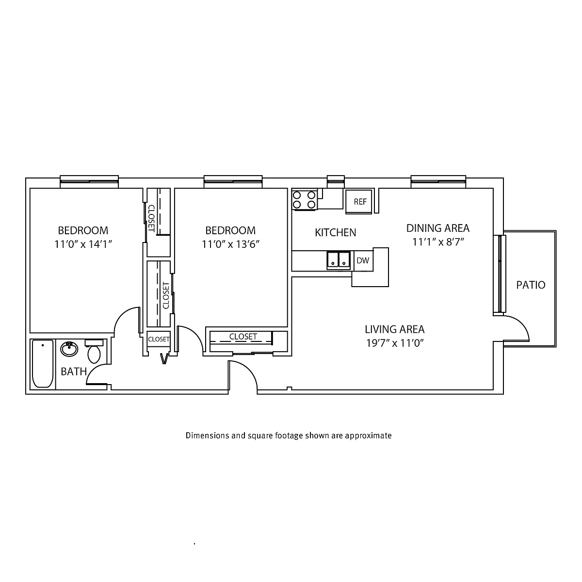 Floor plan Style F