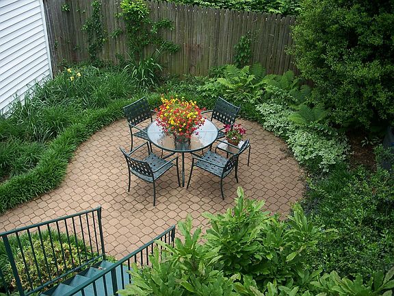 Private Courtyard in Rear