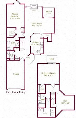 Floor plan Sylvan I