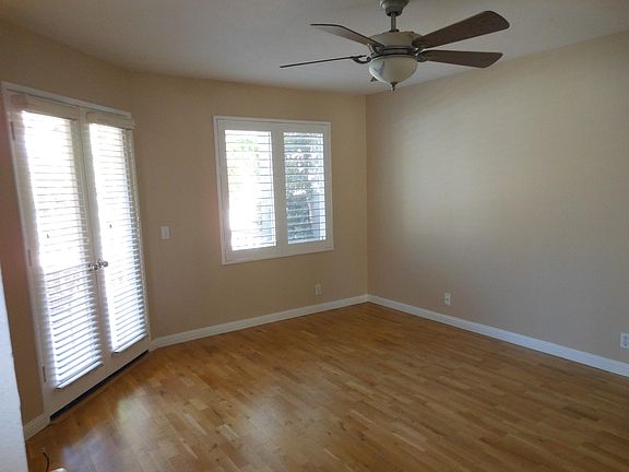 Master Bedroom - french doors open onto patio