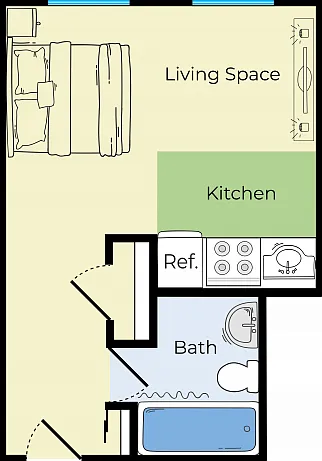 Studio Floorplan Studio Floorplan