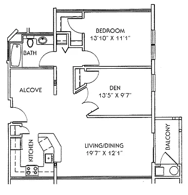 Floor plan 1D