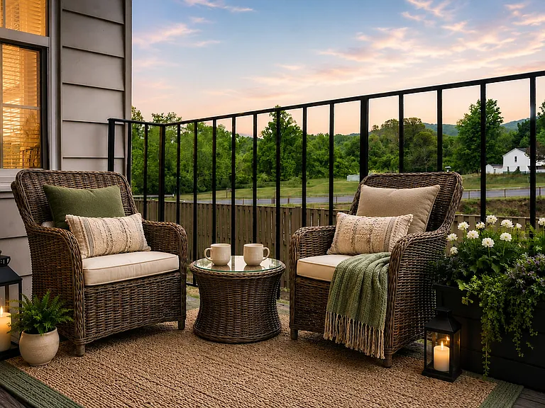 Private balcony