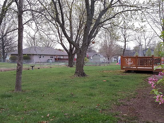 Large fenced back yard