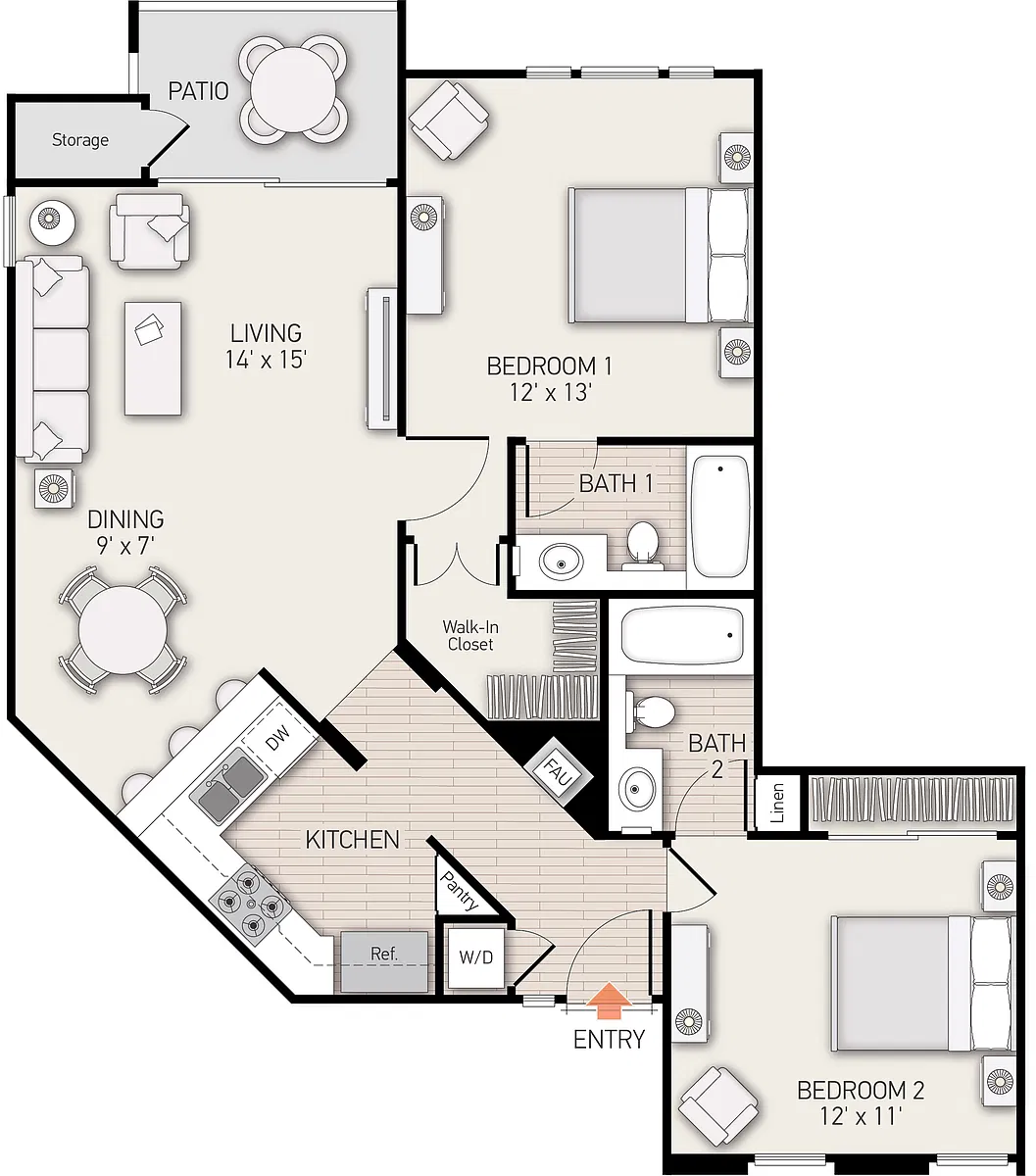 Floor plan Plan G