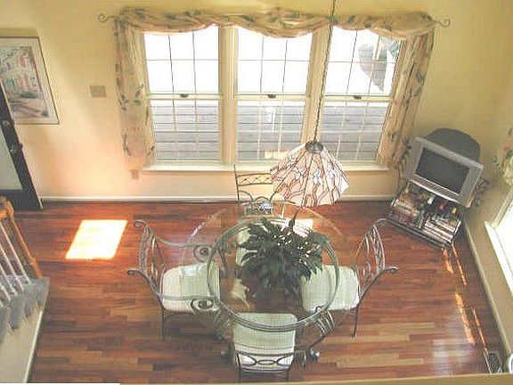 View of kitchen from loft bedroom