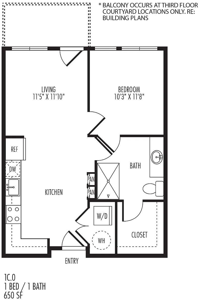 Floor plan 1C