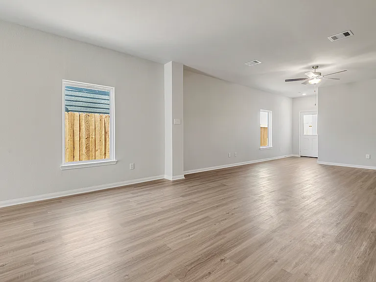 Spacious family room.