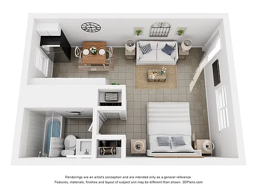 Floor plan Studio