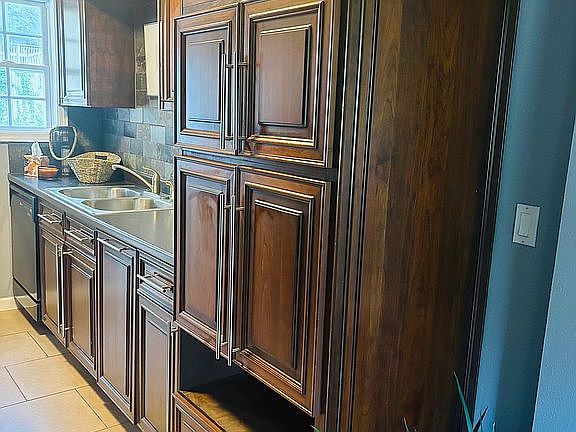 Custom wood cabinetry