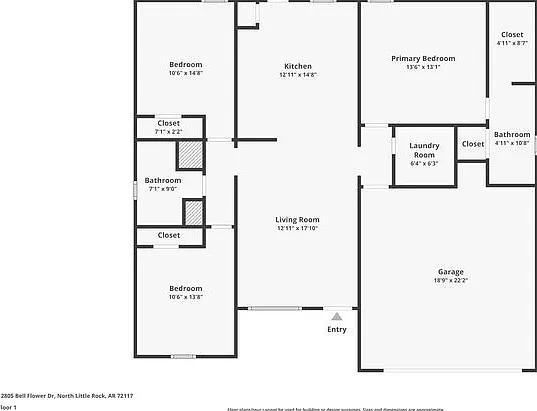 3 bed, 2.0 bath, 1264 sqft, $1,645 — Photo 2