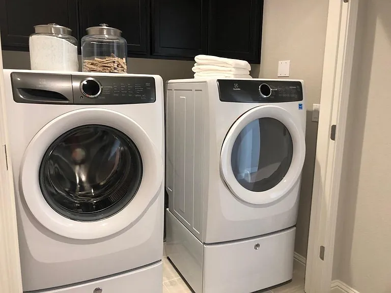 Washer & Dryer area