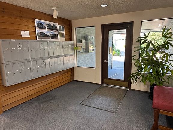 Main Lobby with mailboxes, secure access with electronic fob