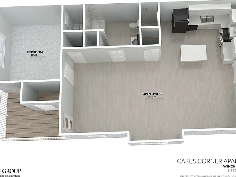 1 Bedroom 1 Bath Floorplanent-1bd-1ba-floor-plan