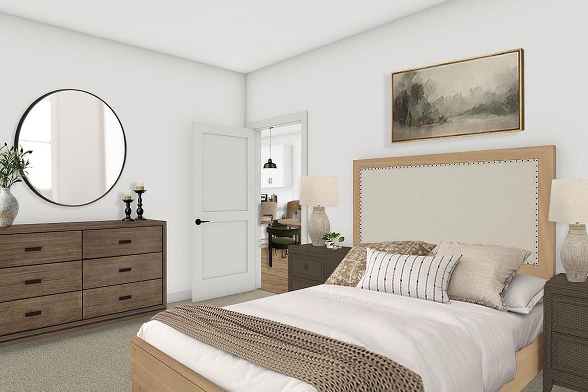 Garrett Uptown Bedroom Rendering