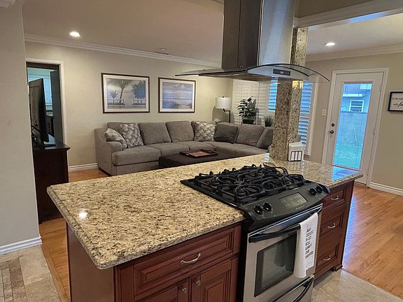 Kitchen is open to Living Area