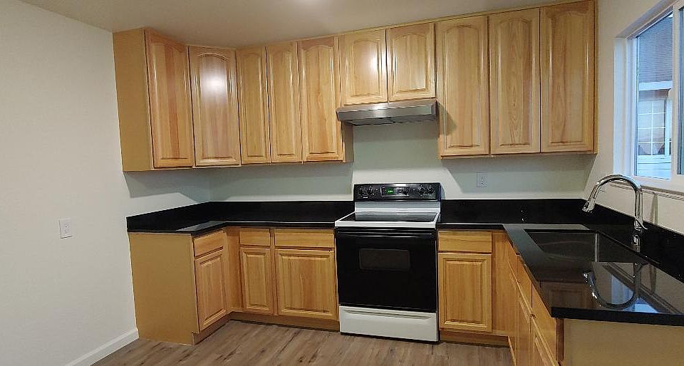 Clean kitchen with plenty of cabinet space
