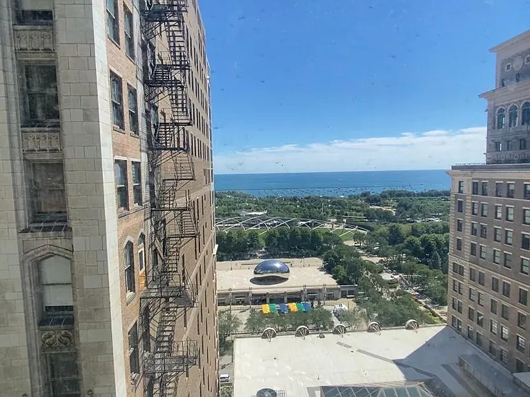 Chicago's Millennium Park Bean view from apartment 1810 and all 10 tier apartments!