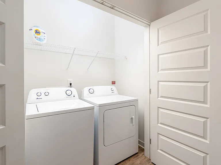 Hickory Model Laundry Closet