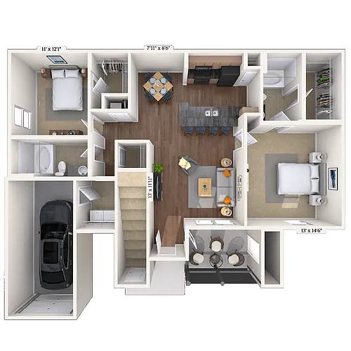 Floor plan Key West
