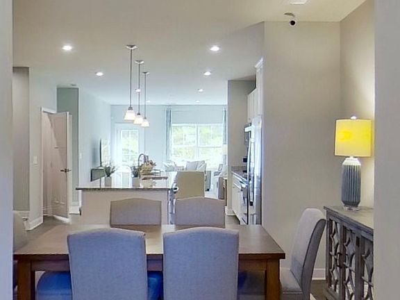 Open Concept Main Area - Furnished Model