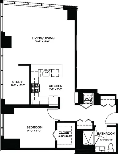 Floor plan 1T