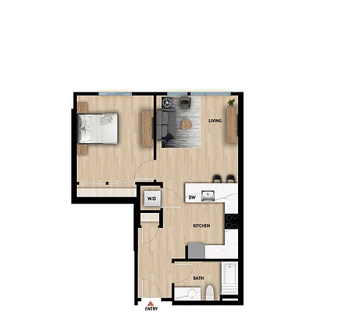 Floor plan A7 MFTE 115