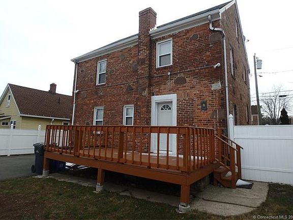 View of deck from backyard ...