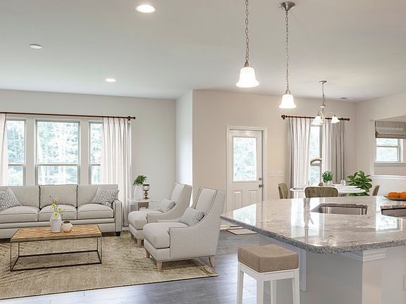 Open concept living, great for entertaining family and friends
