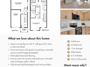 Pine Plan, Serres Farm Townhomes, Oregon City, OR