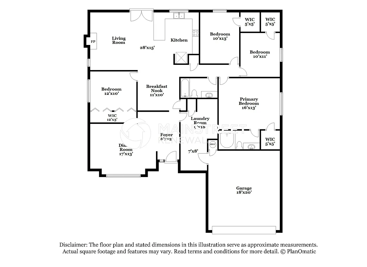 Floor Plan - 12120 Blue Moon Ave