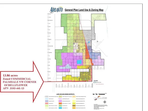 0 Palmdale N W Bellflower, Adelanto, CA 92301