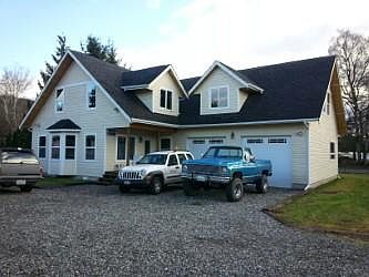 view from the front driveway 