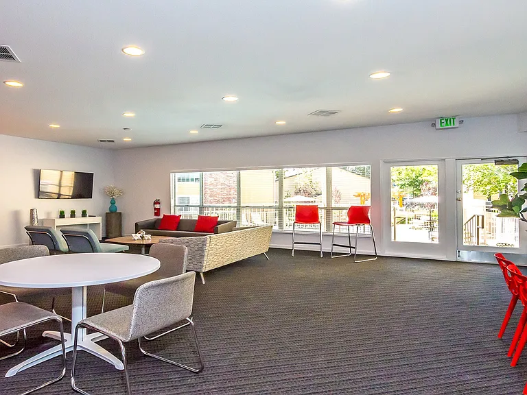 Host, hang out, or just relax in the clubhouse.