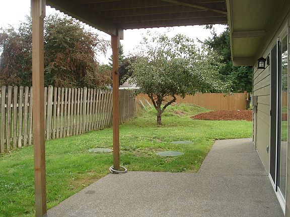 Rear patio