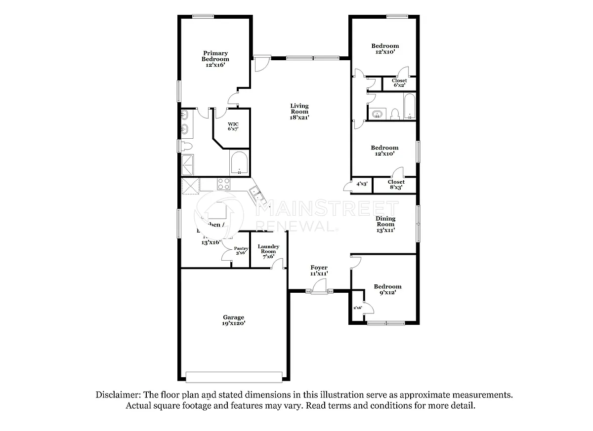 Floor Plan - 258 Harold Murphy Dr